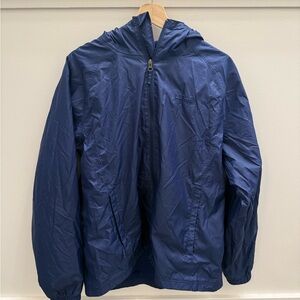 L.L. Bean Men's Navy Windbreaker